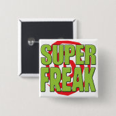 Badge Carré 5 Cm Phénomène superbe G (Devant & derrière)