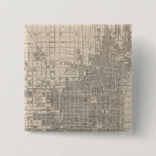 Badge Carré 5 Cm Philadelphie