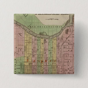 Badge Carré 5 Cm Philadelphie 6