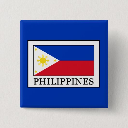 Badge Carré 5 Cm Philippines (Devant)