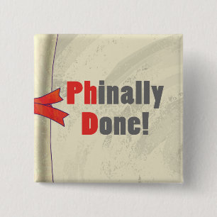Badge Carré 5 Cm Phinally fait