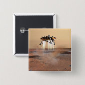 Badge Carré 5 Cm Phoenix Mars Lander (Devant & derrière)