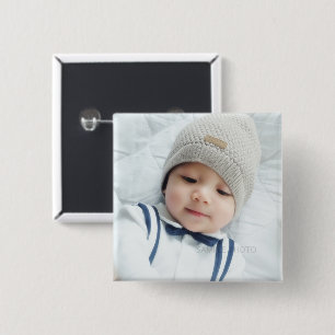 Badge Carré 5 Cm Photo faite sur commande