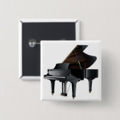 Badge Carré 5 Cm piano (Devant & derrière)