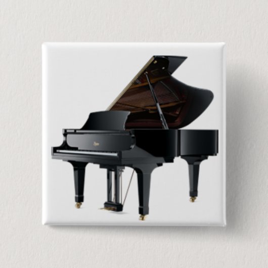 Badge Carré 5 Cm piano (Devant)