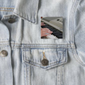 Badge Carré 5 Cm Piano cool (En situation)