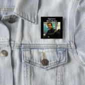 Badge Carré 5 Cm PIC d'internaute novice de Georges, internaute (En situation)