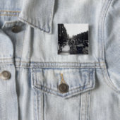 Badge Carré 5 Cm Piccadilly, Londres (En situation)