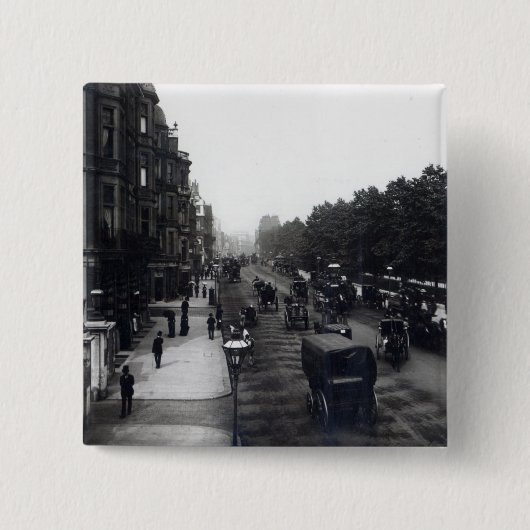 Badge Carré 5 Cm Piccadilly, Londres (Devant)