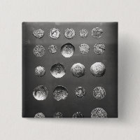 Pièces de monnaie bizantines, romaines et de