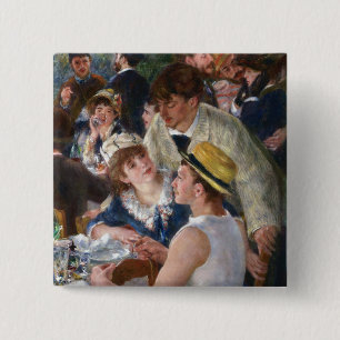 Badge Carré 5 Cm Pierre-Auguste Renoir - Le Déjeuner des canotiers