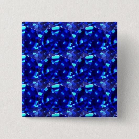 Badge Carré 5 Cm pierre bleue (Devant)