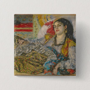 Badge Carré 5 Cm Pierre Olympia de Renoir
