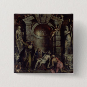 Badge Carré 5 Cm Pieta