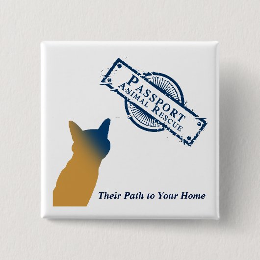 Badge Carré 5 Cm Pin de base de PAIR (Devant)