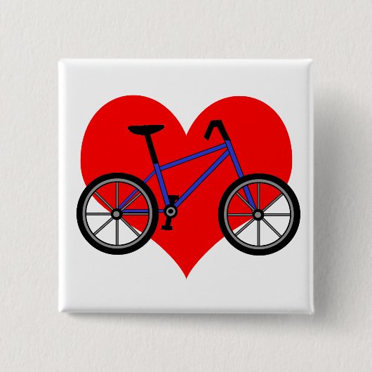 Badge Carré 5 Cm Pin de bicyclette (Devant)