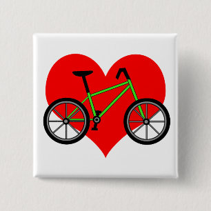 Badge Carré 5 Cm Pin de bicyclette