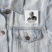 Badge Carré 5 Cm Pin d'Edison (En situation)