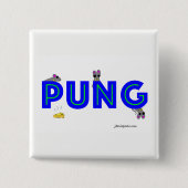 Badge Carré 5 Cm Pin d'heure-milliampère Jongg Pung (Devant)