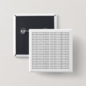 Badge Carré 5 Cm Pin féministe - Pro choix (Devant & derrière)