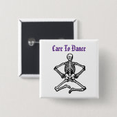 Badge Carré 5 Cm Pin Halloween (Devant & derrière)