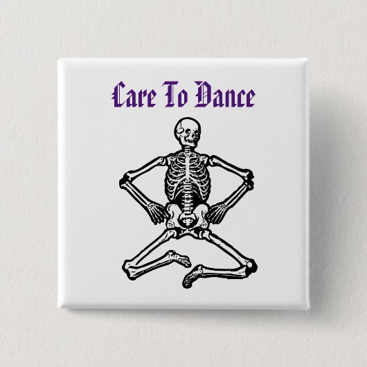 Badge Carré 5 Cm Pin Halloween (Devant)
