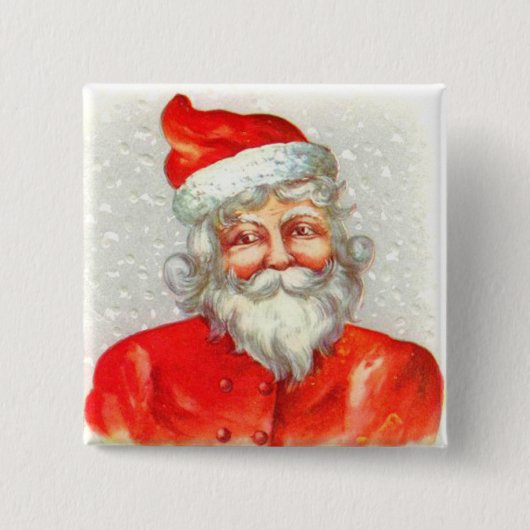 Badge Carré 5 Cm Pin victorien de bouton de Noël (Devant)