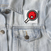 Badge Carré 5 Cm ping-pong (En situation)