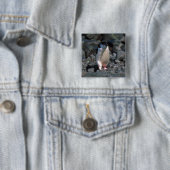 Badge Carré 5 Cm Pingouin de jugulaire (En situation)