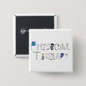 Badge Carré 5 Cm Pinte au travail (Devant & derrière)