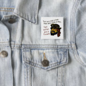 Badge Carré 5 Cm Pirates ! (En situation)