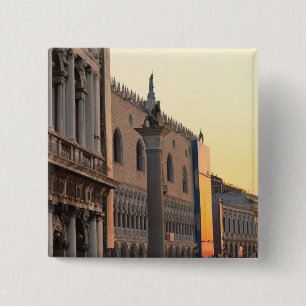 Badge Carré 5 Cm Place Saint-Marc, la place Saint-Marc, Venise