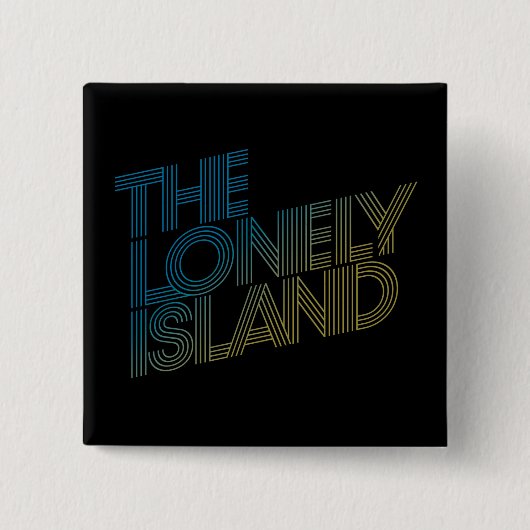 Badge Carré 5 Cm Plage vice (Devant)