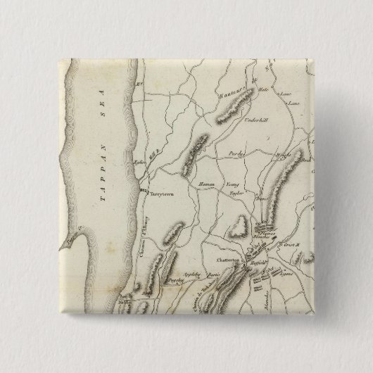 Badge Carré 5 Cm Plaines et armes blanches (Devant)