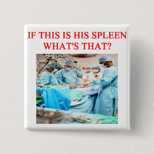 Badge Carré 5 Cm plaisanterie d'une manière amusante de docteur