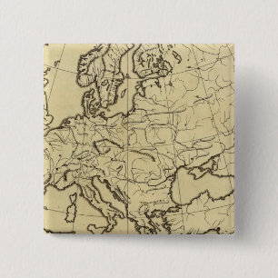 Badge Carré 5 Cm Plan-cadre de l'Europe