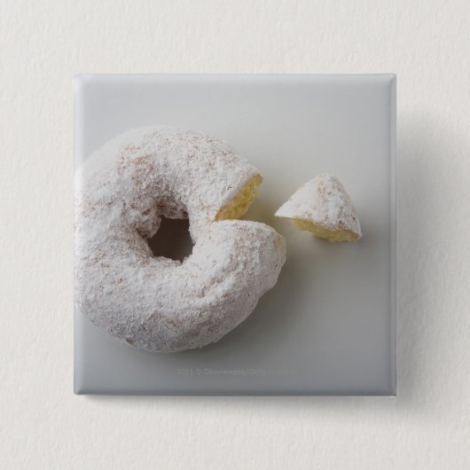 Badge Carré 5 Cm Plan rapproché d'un gâteau (Devant)