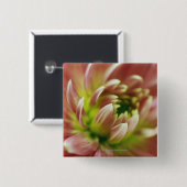 Badge Carré 5 Cm Plan rapproché d'une fleur (Devant & derrière)
