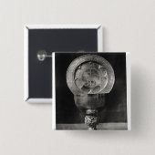 Badge Carré 5 Cm Plat de calice et d'eucharistie (Devant & derrière)