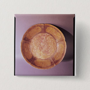 Badge Carré 5 Cm Plat gravé, dynastie de Tang