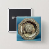 Badge Carré 5 Cm Plat octogonal de Kaiseraugst, romain (Devant & derrière)