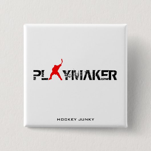 BADGE CARRÉ 5 CM PLAYMAKER (Devant)