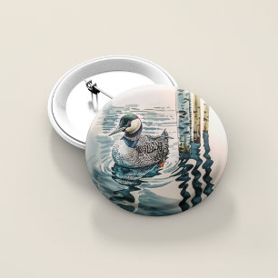 Badge Carré 5 Cm Plongeon élégant sur le lac