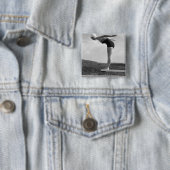 Badge Carré 5 Cm Plongeur (En situation)