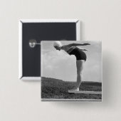 Badge Carré 5 Cm Plongeur (Devant & derrière)