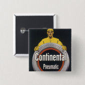 Badge Carré 5 Cm Pneumatique continental (Devant & derrière)