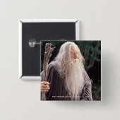 Badge Carré 5 Cm Poignée GANDALF™ (Devant & derrière)