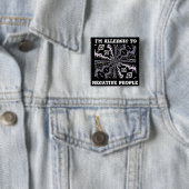 Badge Carré 5 Cm Point_ (En situation)