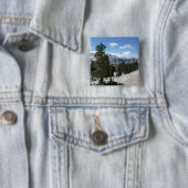 Badge Carré 5 Cm Point III d'Olmsted dans le parc national Yosemite (En situation)