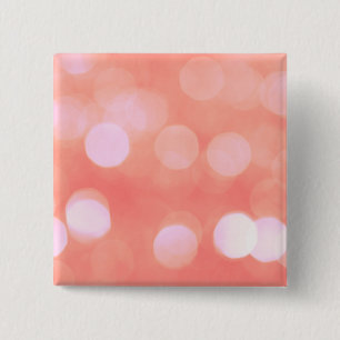 Badge Carré 5 Cm Points de lumière bokeh abstraits roses, design fé